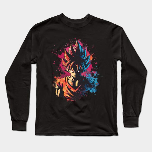 goku Long Sleeve T-Shirt by pokermoment